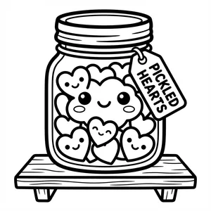 Broken Heart Phone Coloring Page Cute phone with a broken heart and a bandaid.